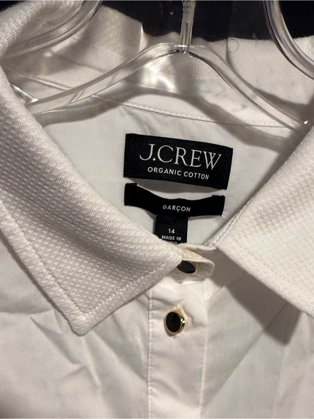 J. Crew White Button-Down Women's Shirt - Picture 2 of 4